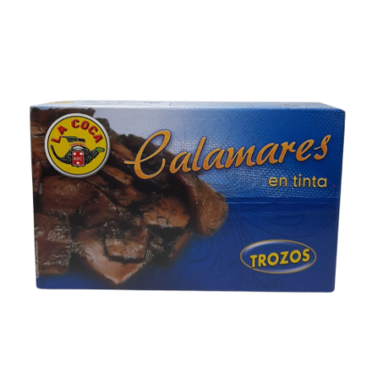 CALAMARES TROZOS EN SU TINTA 118g LACOCA