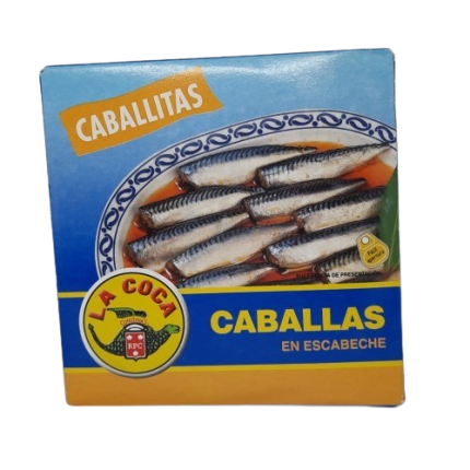 FILETES CABALLA ESCABECHE 118g - LA COCA