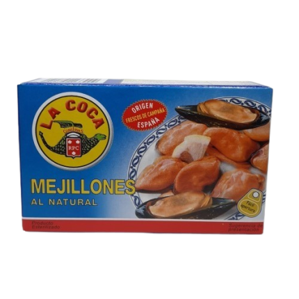 MEJILLONES AL NATURAL LA COCA