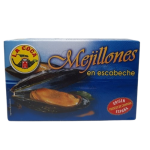 MEJILLONES ESCABECHE 115g. - LA COCA