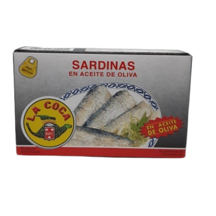 SARDINAS EN ACEITE DE OLIVA LA COCA