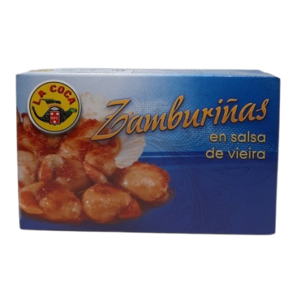 ZAMBURIÑAS SALSA VIEIRA 115g. - LA COCA